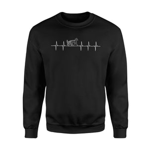Harness Racing Heartbeat Love Horse Racing Sweatshirt