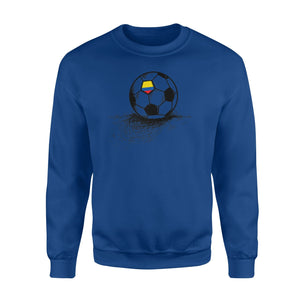 Colombia Soccer Ball Flag Jersey Colombian Football Sweatshirt