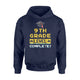 9th Grade Video Gamer Level Complete For Student Kids Hoodie