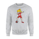 Dabbing Soccer Girl Switzerland Football Sweatshirt
