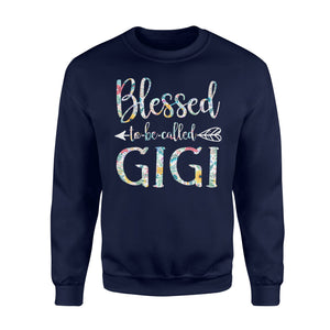 Blessed To Be Called GiGi NaNa CiCi Floral Grandma Sweatshirt