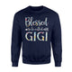Blessed To Be Called GiGi NaNa CiCi Floral Grandma Sweatshirt