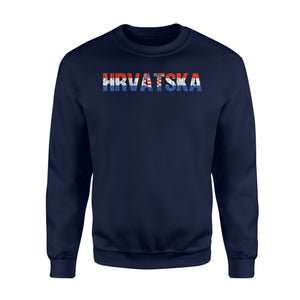 Hrvatska Croatia World Soccer Jersey Flag Sweatshirt