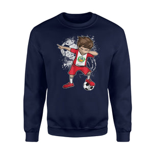 Dabbing Boy Peru Soccer Jersey Peruvian Football  Sweatshirt
