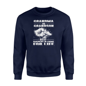 Grandma And Grandson Best Partners In Crime For Life Sweatshirt