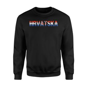 Hrvatska Croatia World Soccer Jersey Flag Sweatshirt