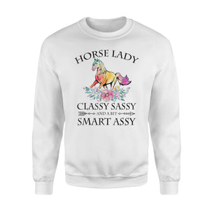Horse Lady Classy Sassy Horse Lover For Girl Women weatshirt