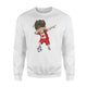 Dabbing Soccer Boy Canada Jersey  - Canadian Football Sweatshirt