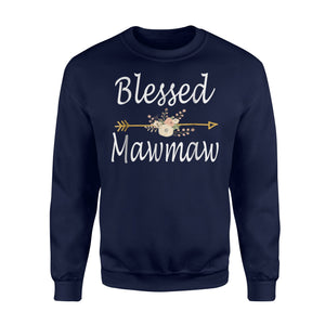 Blessed Mawmaw Thanks Giving Christmas Gifts Grandma Sweatshirt