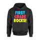 First Grade Rocks Funny Gift For A 1st Grader Hoodie
