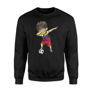 Dabbing Soccer Venezuela Jersey - Venezuelan Football Sweatshirt
