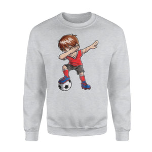 Dabbing Soccer For Boys Kids Men Dab Funny Football Sweatshirt