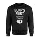 Bump's First Football Season Football Gift Sweatshirt