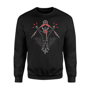 Iceland Epic Victory Viking War Chant Soccer Fotbolta  Fleece Sweatshirt