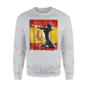 Dabbing Soccer Boy Spain Jersey Spanish Football Sweatshirt