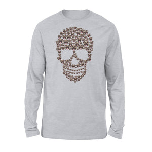 Cute Pug Skull Halloween Long Sleeve T-Shirt