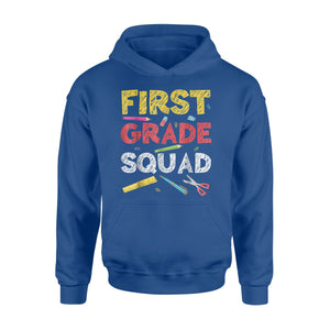 First Grade Squad 1st Grade Graduation Gift Hoodie