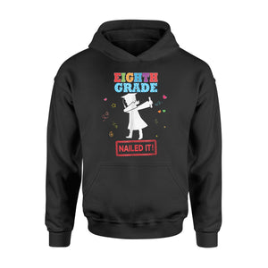 8th Eighth Grade Graduate Nailed It Dabbing Hoodie