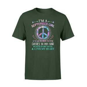 I'm A September Girl Black Queens Are Born September T-Shirt
