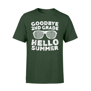 Goodbye 2nd Grade Hello Summer Second Grade Graduate T-Shirt