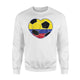 Colombia Soccer Ball Heart Jersey Colombian Football Sweatshirt