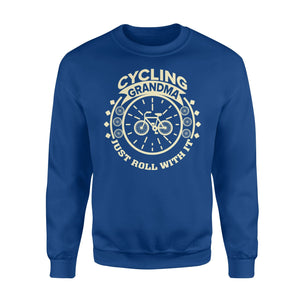 Funny Biking For Grandma Bicycle Cyclist Gift Sweatshirt