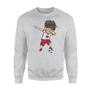 Dabbing Soccer Boy Japan Jersey  - Japanese Football Sweatshirt