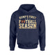 Bump's First Football Season Prenancy Hoodie