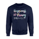 Happiness Is Being A Nanny Cute Womens Grandma Sweatshirt