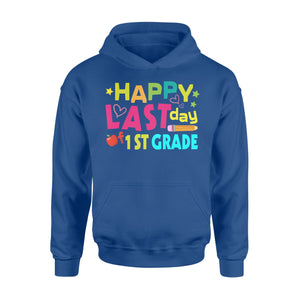 Cute Happy Last Day Of First Grade Summer Vacation Hoodie