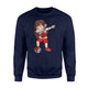 Dabbing Soccer Girl Japan Jersey - Japan Football JFA Sweatshirt