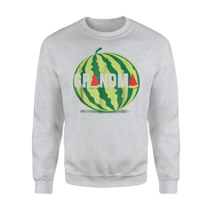 Grandma Watermelon Summer Tropical Fruit Sweatshirt