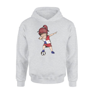 Dabbing Soccer Girl Panama Jersey Panama Football Hoodie