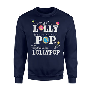 Funny Lolly Pop Couple Gifts Grandma Grandpa Sweatshirt