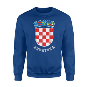 Croatian Flag Soccer Jersey Hrvatska Croatia Football Sweatshirt
