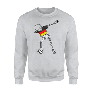 Dabbing Skeleton Germany Soccer  German Dab Dance Football Sweatshirt