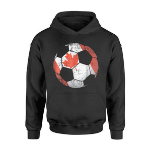 Canada Soccer Ball Flag Jersey Canadian Football Hoodie