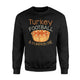 Funny Turkey Football Pumpkin Pie  Sweatshirt