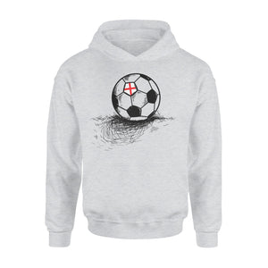 England Soccer Ball Flag Jersey English Football Hoodie