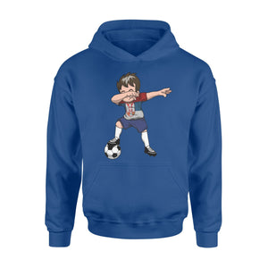 Dabbing Soccer Boys Serbia Serbian Belgrade Gift Hoodie