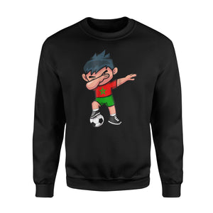 Dabbing Soccer Boy Morocco Moroccans Football Sweatshirt