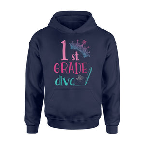 First Grade Diva 1st Queen Students Hoodie