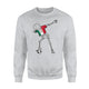 Dabbing Skeleton Mexico Soccer  Mexican Dab Dance Football Sweatshirt