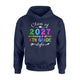 Class Of 2027 Kicking It Off 4th Grade Style Hoodie