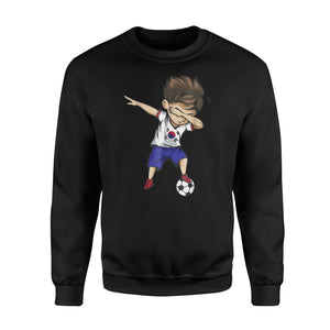 Dabbing Soccer Boy South Korea Jersey Korean Football Sweatshirt