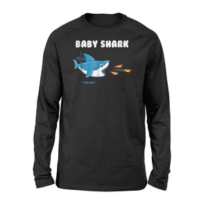 Baby Shark - Shark Family Tee By LD Buzz Long Sleeve T-Shirt