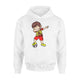Dabbing Soccer Boy Spain Jersey Royal Spanish Football Hoodie