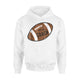 Football Typography For Football Coach Hoodie