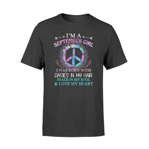 I'm A September Girl Black Queens Are Born September T-Shirt