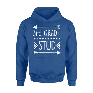 3rd Grade Boys Girls Kids Third Grade Stud Hoodie